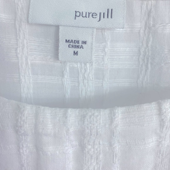 Purejill White Top Sz M - Picture 4 of 4